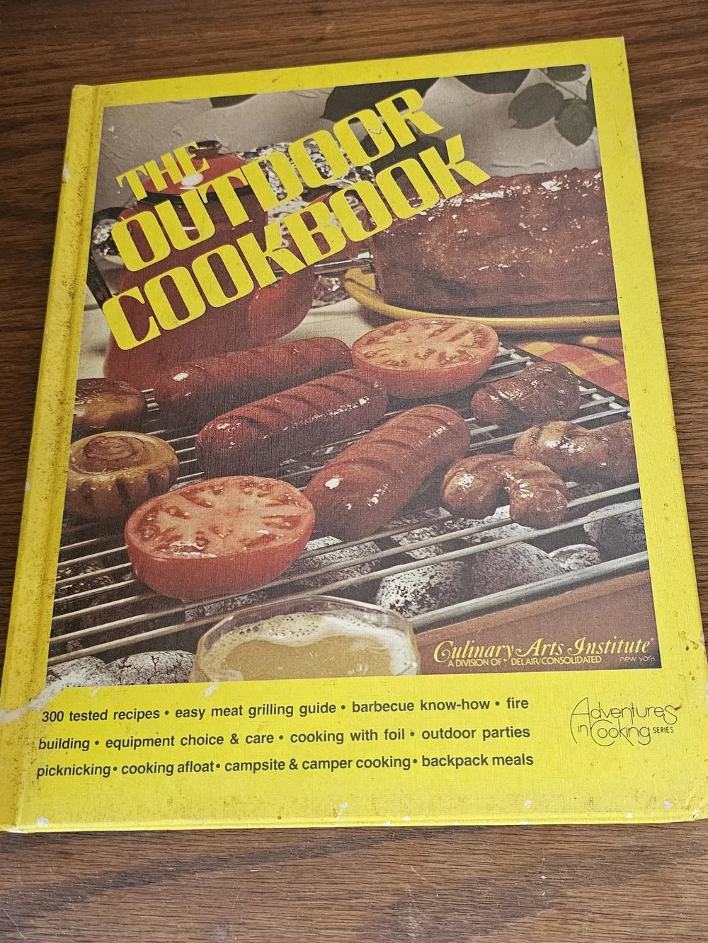 The Outdoor Cookbook - Yellow Hardcover